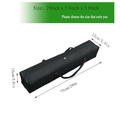Heavy Duty Canopy & Roof Tent Storage Bag - XL Water-Resistant Organizer for Camping Cot, Hammock Cover, Grill Tools,Fishing Rods & Keyboard Stand with MOLLE Straps (29''(L)x5.9''(W)x5.9''(H)) - size: 29''(L)x5.9''(W)x5.9''(H)