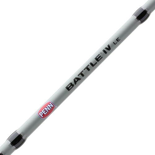 Penn Battle IV Spinning Reel and Fishing Rod Combo - size: 5000 Size Reel - 8' - Medium Heavy - 2pc, style: Battle IV Le