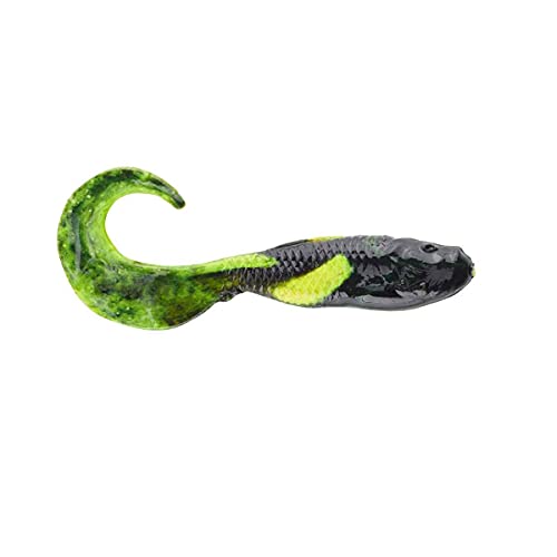 Berkley Gulp! Saltwater Swimming Mullet Fishing Soft Bait - color: BCFZ- Chart Blk Fuze, size: 4- Inch