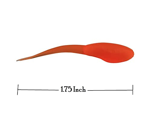 Small Fry 40 Pack (1.75 Inch) Crappie, Panfish, Bass and More - color: Orange