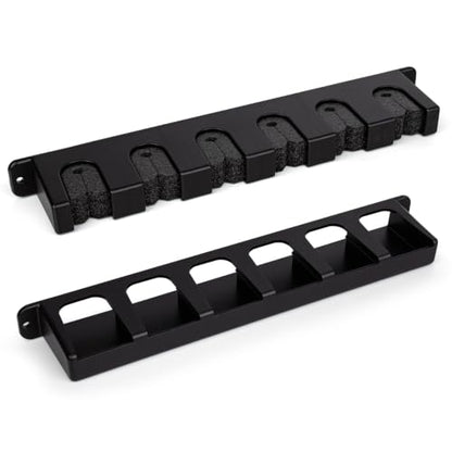 Axlksia Fishing Rod Holder Wall Mount, 1 Pair Fishing Pole Holders for Garage, Boats, 6 Fishing Rod Storage Racks (Vertical Grey) - color: Vertical Grey