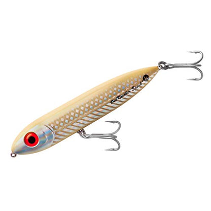 Heddon One Knocker Spook - color: Bone/Silver