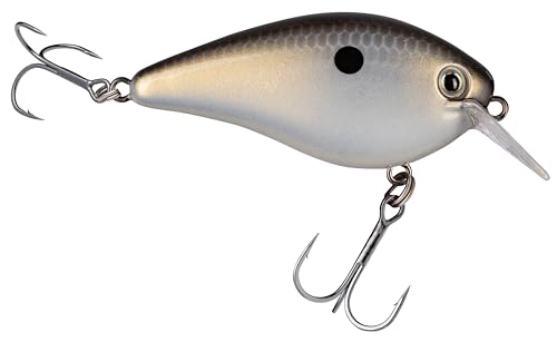 Strike King KVD 1.5 Hard Knock Fishing Lure, 3/8 oz, 3D Lifelike Eyes - color: Gizzard Shad, size: 3/8oz