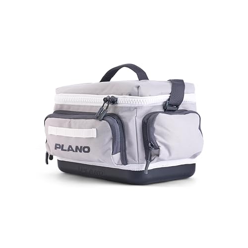Plano Weekend 3500 Tackle Bag, Cutting-Edge Fishing Tackle Bag, Molded Waterproof Base, Spacious Storage, Die Cut Tool Sleeves, Daisy Chain Attachment Points - color: Coast, style: 3500 Tackle Case