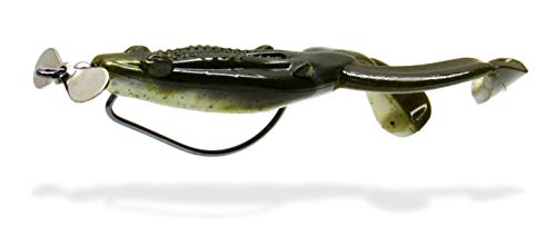 Harmony Fishing Razor Series ToadProp Hooks (5 Pack) EWG Propeller Hooks for topwater Frog/Toad baits - size: 4/0 (5 Pack)