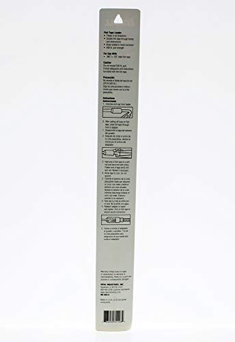Ideal Electrical 31-148 Fish Tape Leader - Steel Pulling Tape Leader for AWG Bare Wires,Gold