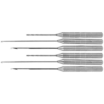 2 Set Fishing Rigging Combo, Stainless Steel Baiting Rig Tool Kit with Hook Needle Stringer Needle Drill, for Fishing Enthusiasts
