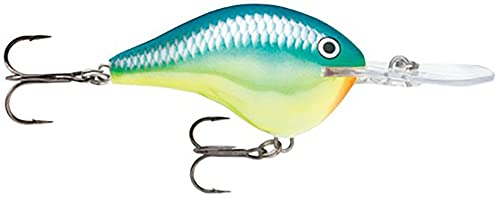Rapala Ike's Custom Ink DT (Dives-To) Series Crankbait - color: Caribbean Shad, size: Body Length: 2"