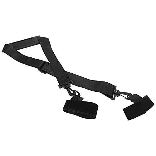 Fishing Rod Shoulder Strap | Adjustable Carry Sling for 2 + Rods | Convenient Fishing Pole Holder / Travel Band | Lightweight Nylon & EVA Material