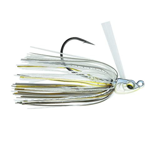 6th Sense – Divine Swim Jig – Bass Fishing – Dock Skipping Swim Jig – Keel-Weighted Belly – Cover Deflecting Design - color: 4K Shad, size: 1/2oz.