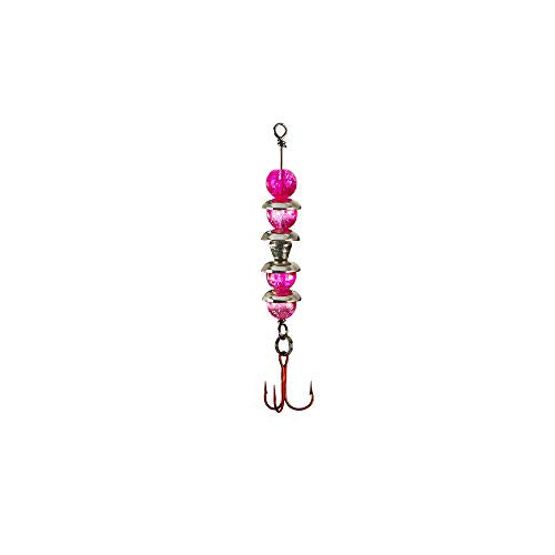 Lindy Wally Talker Ice Fishing Lure for Walleye - color: Pink, size: 1/4 oz