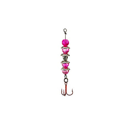 Lindy Wally Talker Ice Fishing Lure for Walleye - color: Pink, size: 1/4 oz