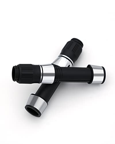 BLUEWING Spinning Reel Seat 18.3mm, 20.3mm Long Nut Rod Building for Fishing Handle Reel Black