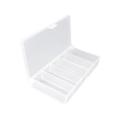 BOX034 Clear Beads Tackle Box Fishing Lure Jewelry Nail Art Small Parts Display Plastic transparent Case Storage Organizer Containers kisten boxen boite