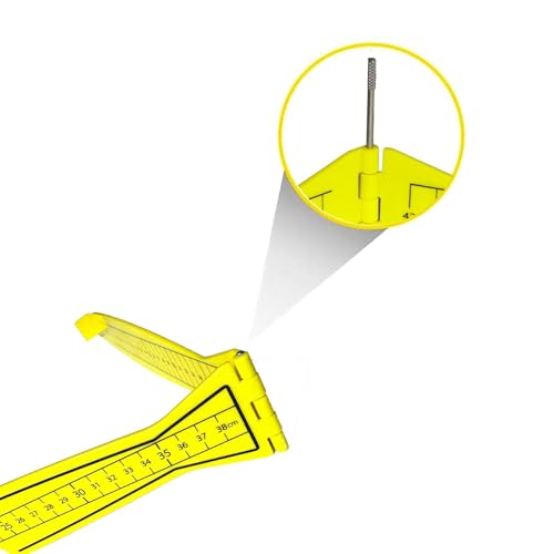Foldable Fishing Measuring Board 31 Inch (80 cm) Marine Ruler Gauge for Boat Shore Kayak Measurement, White Plastic