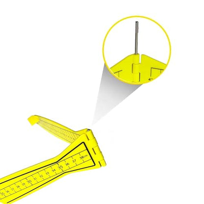 Foldable Fishing Measuring Board 31 Inch (80 cm) Marine Ruler Gauge for Boat Shore Kayak Measurement, White Plastic