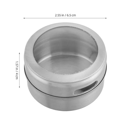 Alasum Stainless Steel Bait Storage Box Round Worm and Maggot Holder Portable Fishing Tackle Storage Case for Outdoor Camping and Live Bait Preservation