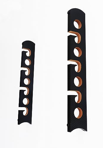 Old Cedar Outfitters Modular Fishing Rod Rack Carbon Mesh Finish Seven Rod and Reel Combo Capacity - color: Carbon Mesh