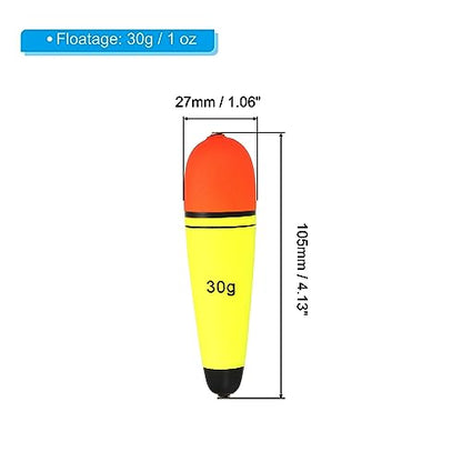 PATIKIL Fishing Slip Bobbers EVA Fishing Float for Saltwater Freshwater Fishing - style: 1oz