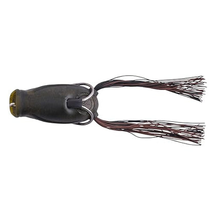 Berkley Swamp Lord Hollow Body Frog Fishing Bait - color: Green Pumpkin, size: Popping