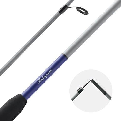 Shakespeare Catch More Fish Spinning Reel and Fishing Rod Combo with Kit - color: Lake/Pond - Grey, style: 2024 Model