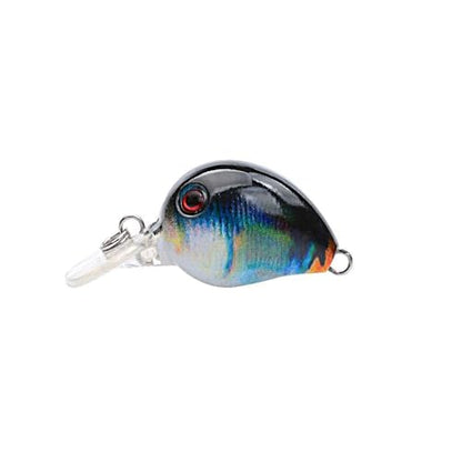 9Pcs 3.3CM/2G Fishing CrankBait Lures – Single Hook Wobbler Baits with Floating Design for Freshwater Bass Trout