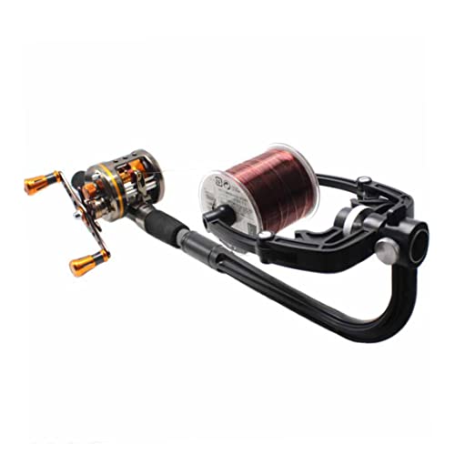 Fishing Line Spooler Machine Portable Adjustable Spinning Reel Line Winder Fishing Tackle Tool Black,Fishing Gear