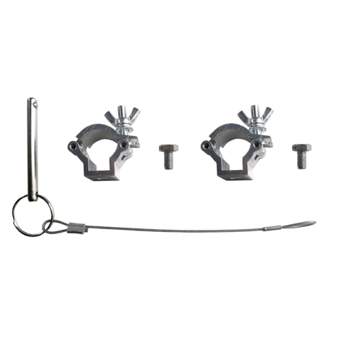 Rod Holders - Ideal for Wagons, Gardening Wagons, Gorillas and Campers, Golf carts. Clip-on mounting. - color: black aluminum