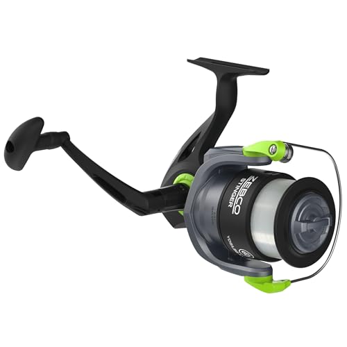 Zebco Stinger Spinning Fishing Reel, 1+1 Bearings Fishing Reel - size: Size 60 Reel
