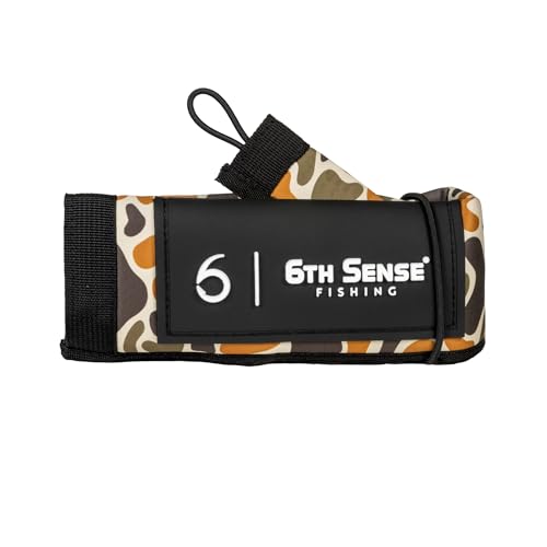 6th Sense ProSix Rod Sleeve – Hook-Resistant Neoprene Covers for Superior Durability, Color-Coded Rod Storage or Organization, Floating Material (Retro - Ponderosa, Spinning) - color: Retro - Ponderosa, style: Spinning
