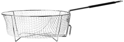 Lodge Deep Fry Basket, 11.5-inch, Silver - size: 11.5 Inch