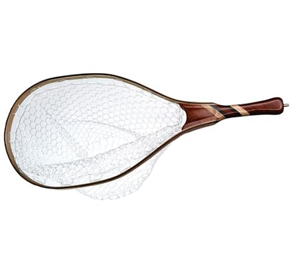 AIRROAD Fly Fishing Landing Net.Gifts for Father - style: Pu-1