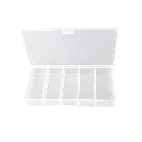 BOX034 Clear Beads Tackle Box Fishing Lure Jewelry Nail Art Small Parts Display Plastic transparent Case Storage Organizer Containers kisten boxen boite