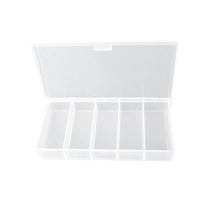 BOX034 Clear Beads Tackle Box Fishing Lure Jewelry Nail Art Small Parts Display Plastic transparent Case Storage Organizer Containers kisten boxen boite