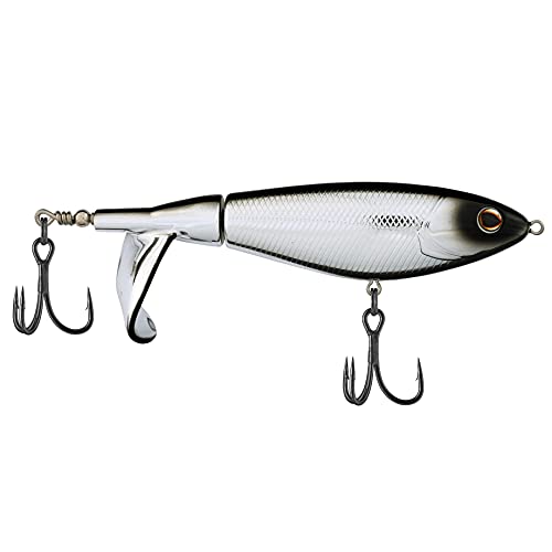Berkley Choppo Saltwater Fishing Hard Bait - color: Black Chrome, size: 120mm - 1 oz
