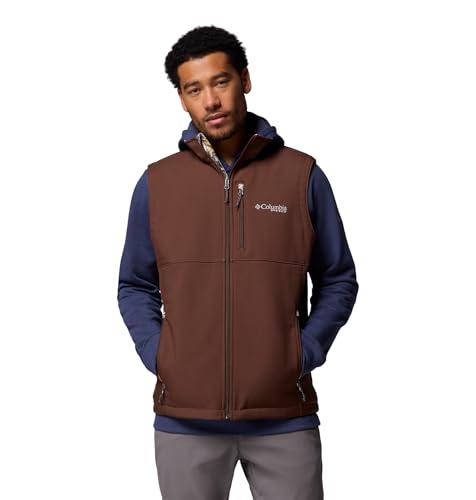 Columbia mens Phg Ascender II Softshell Vest - color: Tobacco/Timberwoods Camo, size: X-Small