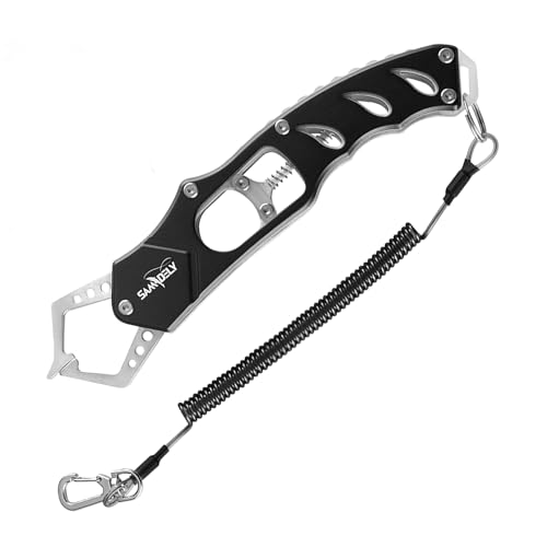 8.5" Fish Lip Gripper, Fish Gripper, Heavy Duty Stainless Steel Fishing Grabber, Fishing Gear, Saltwater, Fishing Tool, Fishing Gifts