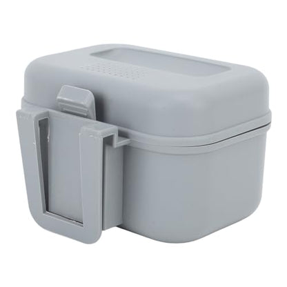 Haofy Bait Holder, Secure Fishing Bait Station Grey Heat Lightweight for Outdoor (S)