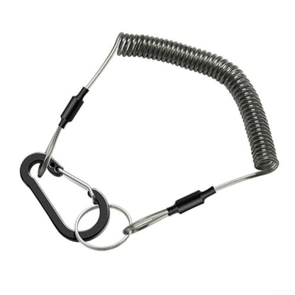 For Fishing Magnetic Release Clip and 1 5m Lanyard, Ideal for For Fishing Nets and Pliers, Enhanced Steel Wire Performance (1.5M)