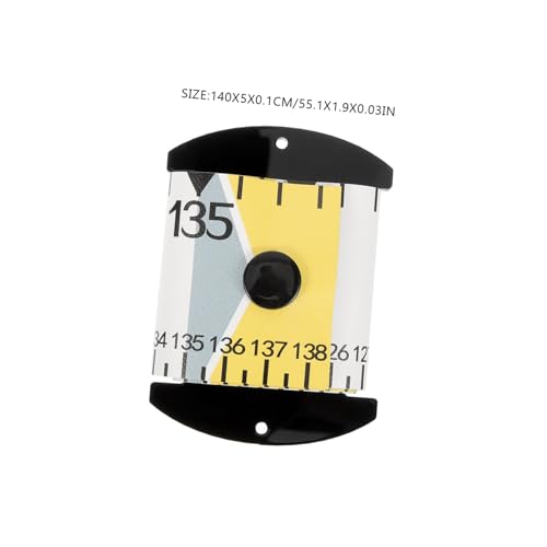 Foldable Fish Measuring Ruler 1.4m Plastic Crappie Measuring Device Reusable Fishing Gear for Outdoor Use