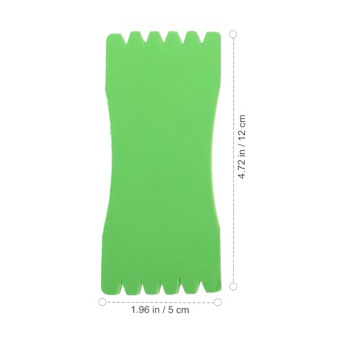 10Pcs Fishing Line Board Sponge Wrapped Wire Fishing Winding Board with 5 Slots Lightweight Quick Dry Line Spooling Accessories for Organizing Hooks Leaders and Rigs 4.72X1.96X0.23In