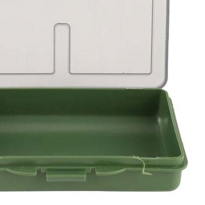 Fishing Tackle Box – Water proof Compartment Storage Case for Hooks, Baits, Lures & Terminal Tackle Accessories, Mini Clear Organizer(1-compartment) - size: 1-compartment
