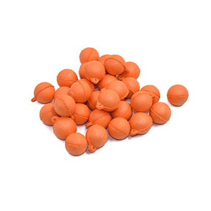 30 Pieces 12mm carp Fishing baits boilies Eggs Floating Ball /5 Different Flavors Artificial Carp Baits Lure - color: Orange- potato-12MM