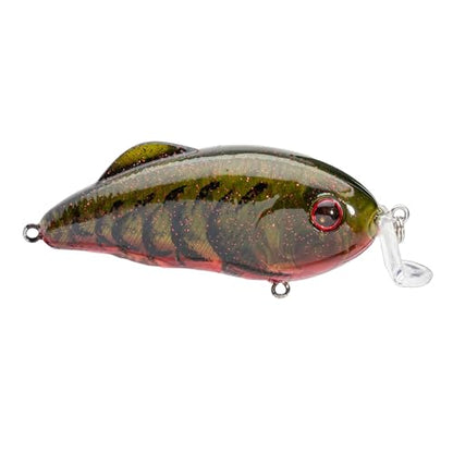 Strike King Hybrid Hunter Jr. Crankbait - color: 468 - Phantom Watermelon Seed Red Craw