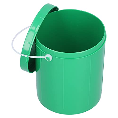 Keenso Fishing Bucket, Plastic Live Bait Container with Secure Locking Lid, Portable Storage for Earthworms and Tackle Gear