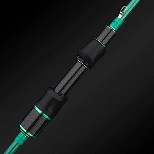 BERRYPRO Ultralight Fishing Rod Travel Spinning Rod with Solid Carbon Tip - style: 6'-ultra Light-2pc