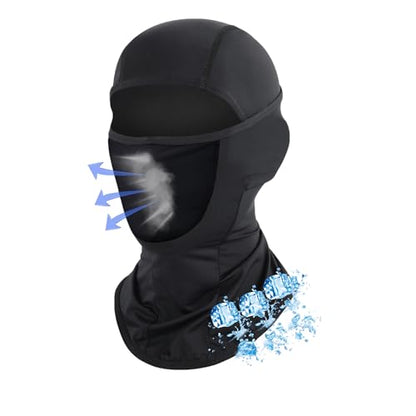 6 Packs Ski Mask Sun UV Protection Hood Breathable, Balaclava Face Mask for Men Women - Motorcycle Fish - color: 6pcs-color Mix a