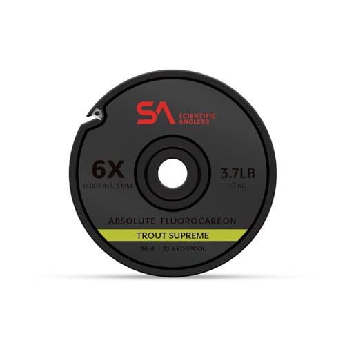 Scientific Anglers Absolute Fluorocarbon Trout Supreme Tippet - size: 6X