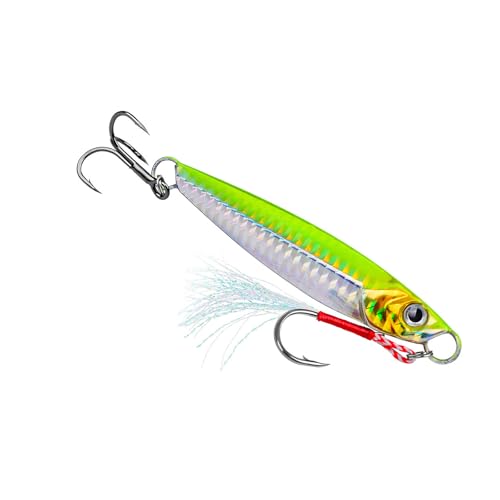 Treble Hook Fast Sinking Jigging Baits Jigs Lure 13g/30g/60g Hard Metal Jigging Spoon Lures Saltwater Fishing Lure - color: ColorC 30G
