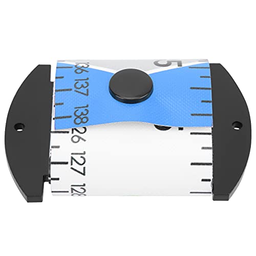Fish Measuring Ruler, 138cm x 5cm Foldable Fish Measuring Tape with Accurate Calibration, Easy to Clean PVC Material, for Fishing Measurement Tool (Blue) - color: Blue